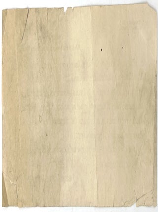 c.1930 U.S. Treasury Printed Memo