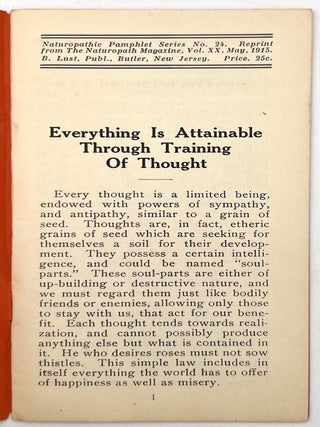Everything is Attainable Through Training of Thought