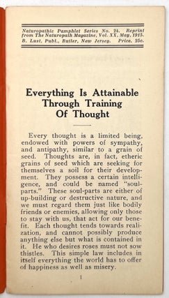 Everything is Attainable Through Training of Thought