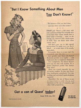 "As One Girl to Another" -- Hygiene Tips for Teen Girls from Kotex with Advertising Leaflets