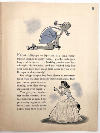 "As One Girl to Another" -- Hygiene Tips for Teen Girls from Kotex with Advertising Leaflets