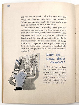"As One Girl to Another" -- Hygiene Tips for Teen Girls from Kotex with Advertising Leaflets