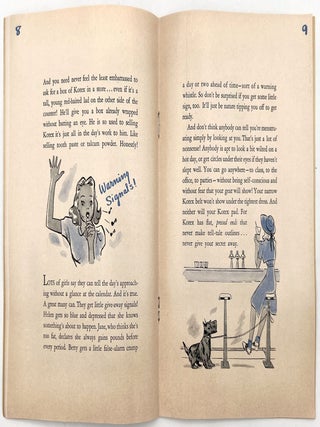 "As One Girl to Another" -- Hygiene Tips for Teen Girls from Kotex with Advertising Leaflets