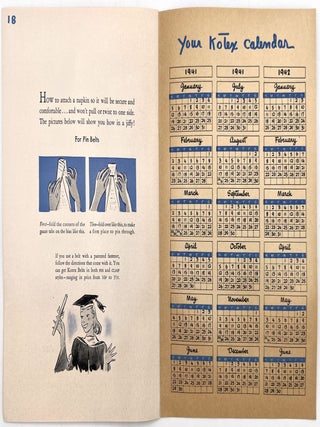 "As One Girl to Another" -- Hygiene Tips for Teen Girls from Kotex with Advertising Leaflets