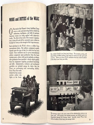 "Back of the Fighting Front" -- WWII Promotional Booklet for the Women's Army Auxiliary Corps