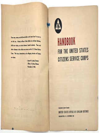 Fighting the War from the Homefront: Five (5) WWII Booklets Issued to American Families by the U.S. Office of Civilian Defense