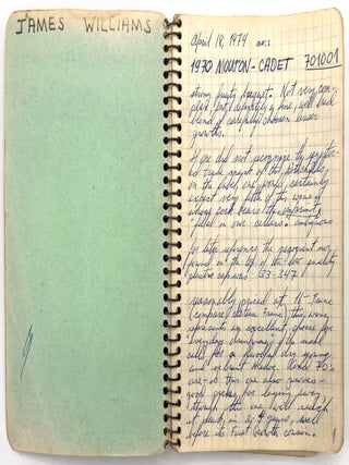 "Diary of A Wine Taster": Records of an Oenophile Charting Tasting Adventures Between 1973 and 1989, with Approx. 260 Original Wine Labels