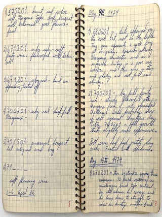 "Diary of A Wine Taster": Records of an Oenophile Charting Tasting Adventures Between 1973 and 1989, with Approx. 260 Original Wine Labels
