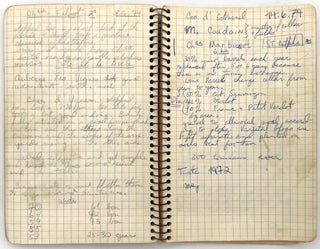 "Diary of A Wine Taster": Records of an Oenophile Charting Tasting Adventures Between 1973 and 1989, with Approx. 260 Original Wine Labels
