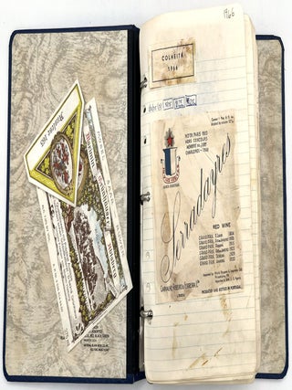 "Diary of A Wine Taster": Records of an Oenophile Charting Tasting Adventures Between 1973 and 1989, with Approx. 260 Original Wine Labels