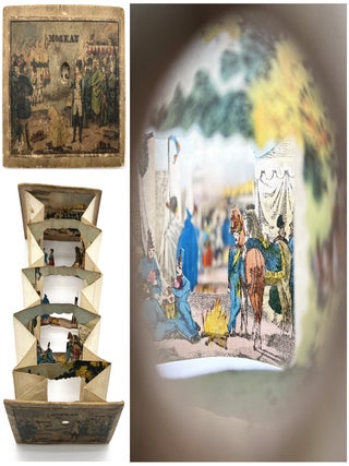 Item #25004653 Peepshow Depicting the Fire of Moscow of 1815