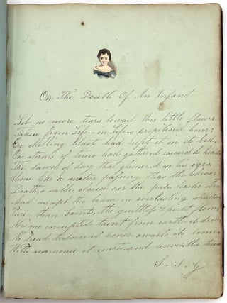 1840s Friendship Album of Young Lady from Devon with Original Artwork, Valentines, Ephemera