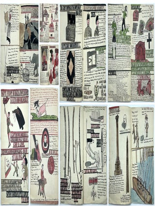 Item #25006459 1940s Commonplace Book - Mockery, Musings, Satire, Graveyard Humor, Fantasy and...