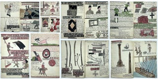 Item #25006459 1940s Commonplace Book - Mockery, Musings, Satire, Graveyard Humor, Fantasy and...