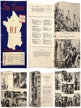 Item #25009448 "Free France" Vol. 4, No. 5 -- WWII Serial Garnering American Support for France...