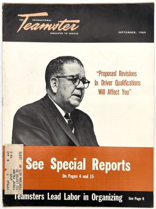 Five (5) Issues of "The International Teamster" -- Oct. 1968 to Dec. 1969
