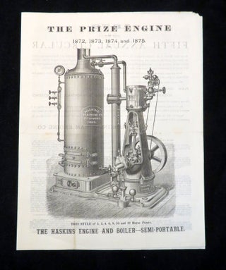 The Prize Engine of 1872, 1873, 1874, and 1875, An Advertising Circular