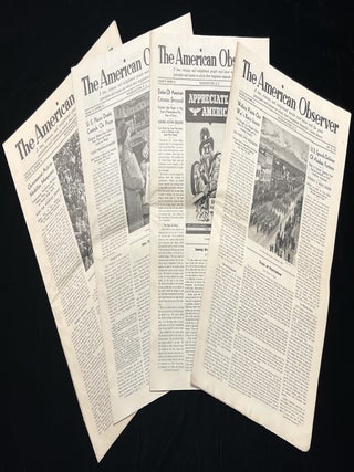 The American Observer Vol. XI, Nos. 33-36 -- WWII News and Civic Education, May 1942