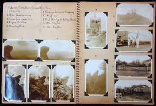 Travel Log & Photo Albums Dedicated to Josh by Y Bennett and Sneed with 3 Journeys in 3 Years 1935-1937.