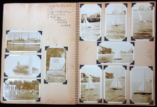 Travel Log & Photo Albums Dedicated to Josh by Y Bennett and Sneed with 3 Journeys in 3 Years 1935-1937.