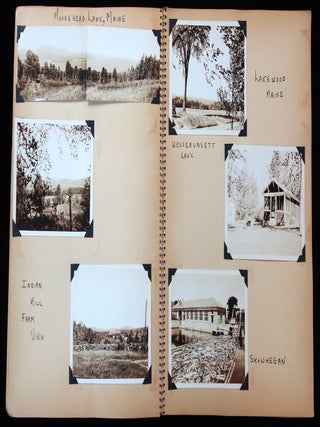 Travel Log & Photo Albums Dedicated to Josh by Y Bennett and Sneed with 3 Journeys in 3 Years 1935-1937.
