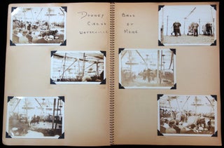 Travel Log & Photo Albums Dedicated to Josh by Y Bennett and Sneed with 3 Journeys in 3 Years 1935-1937.