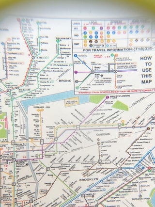 "Micromap" of the New York City Subway System