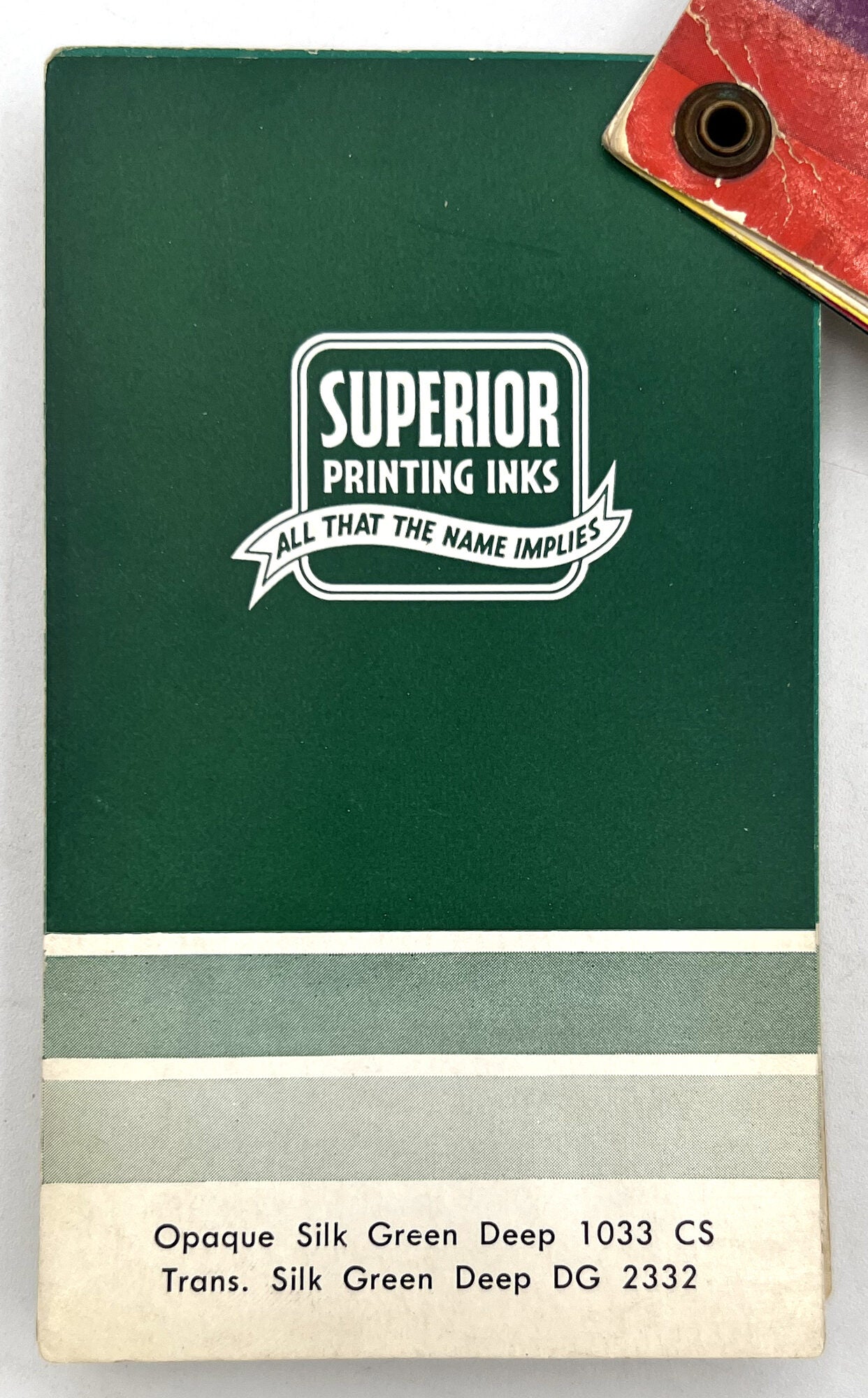 Ink Selector Printing Ink Color Selector -- Sample Book