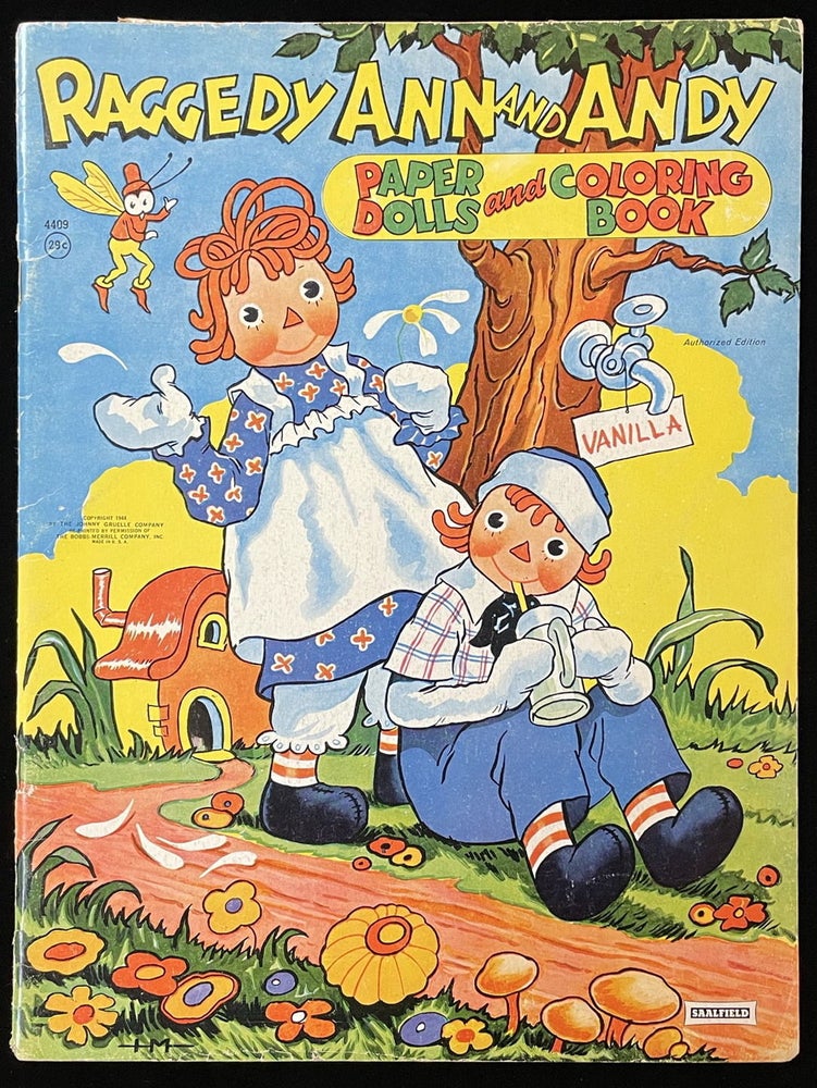 Item #25012130 Raggedy Ann and Andy Paper Dolls and Coloring Book