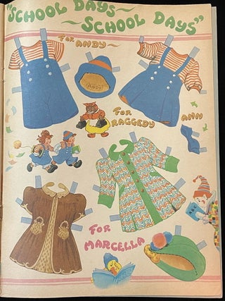 Raggedy Ann and Andy Paper Dolls and Coloring Book