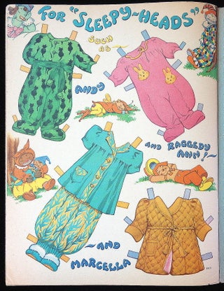Raggedy Ann and Andy Paper Dolls and Coloring Book