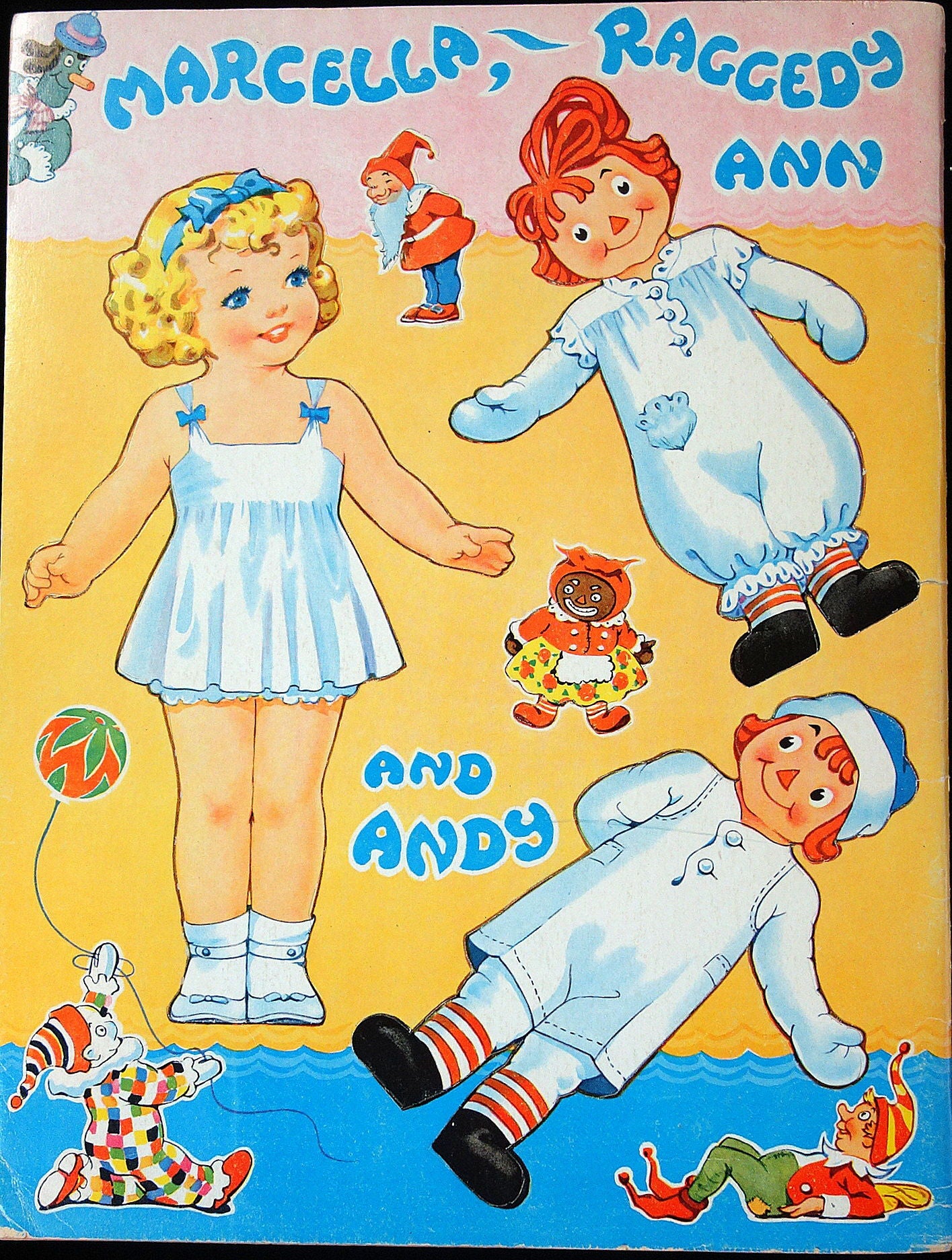 Raggedy Ann and Andy Paper Dolls and Coloring Book