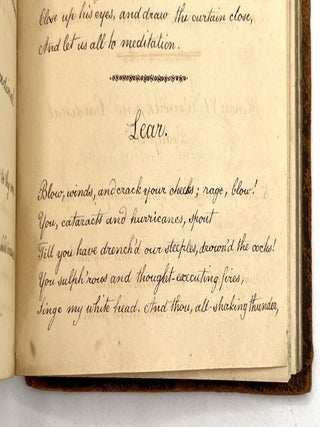 Early 1820s British Commonplace Book -- 18th Cent. and Romantic Verse, Inscribed "To William Stokes, from a Friend"