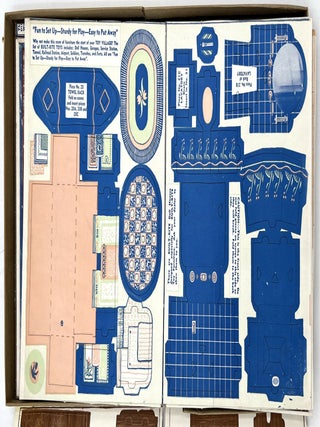 Five (5) Complete Rooms of Built-Rite Doll Furniture - 88 Pieces - No Cutting ... No Pasting