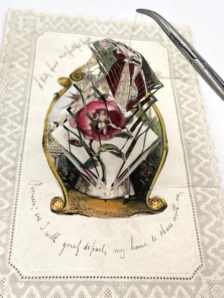 Item #25013369 Fine hand cut Cobweb Valentine - Proposal