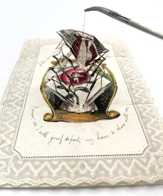 Fine hand cut Cobweb Valentine - Proposal
