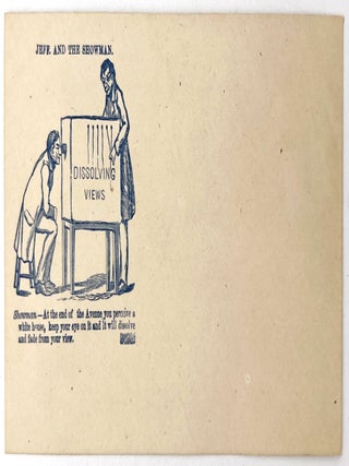 Item #25013905 "Dissolving Views -- Political Cartoon Illustrated Cover -- Jefferson Davis and...