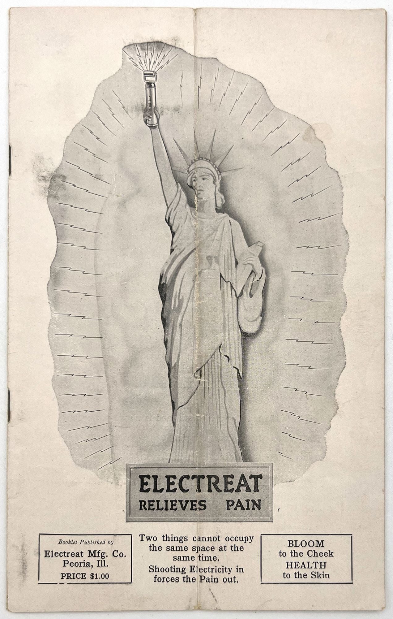 Electreat Relieves Pain -- Pain Relief Device Advertising Booklet