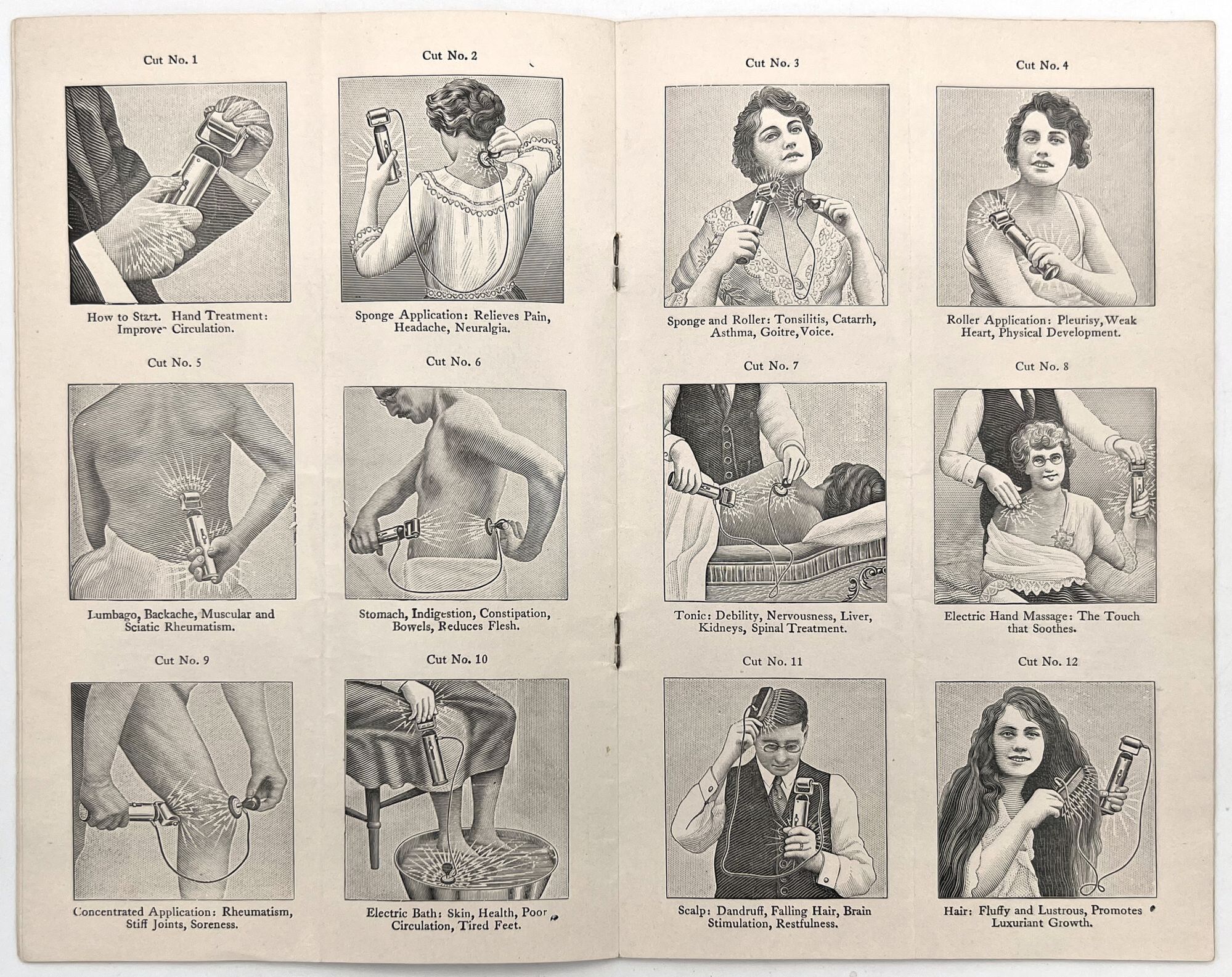 Electreat Relieves Pain -- Pain Relief Device Advertising Booklet