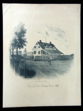Fifth Avenue Hotel Menu, Hitchcock, Darling & Co. New York City. C1890s.