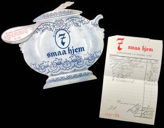 Item #25017105 Menu and Receipt for 7 smaa hjem (7 small houses), Denmark