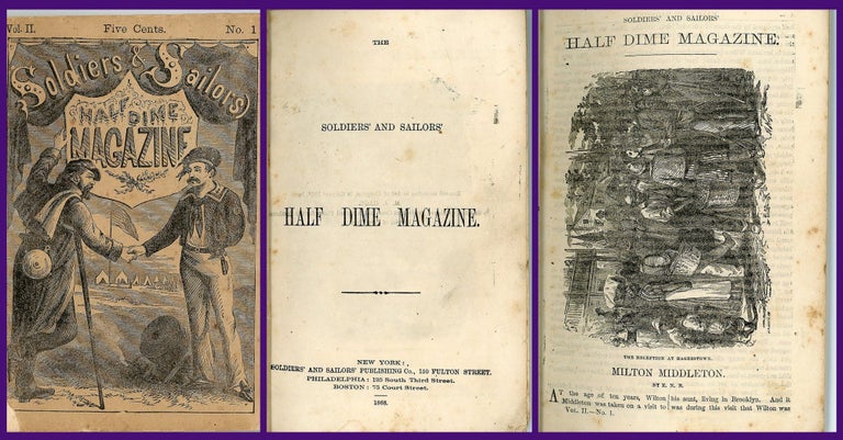 Item #25024512 The Soldiers' and Sailors' Half Dime Magazine, Vol. II, No. 1
