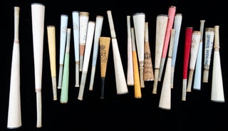 Item #25025137 A collection of 24 paper and celluloid cigarette holders including some advertising