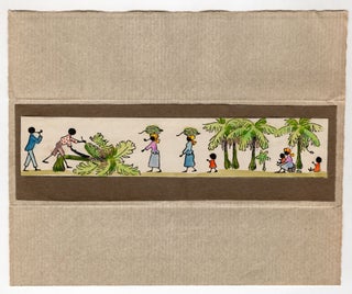 Item #25026128 Original Hawaiian Artwork -- Banana Harvesting