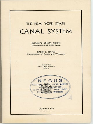 New York State Canal System; The Modern Inland Water Route Affording Economical Transportation Between the Great Lakes And the Atlantic Seaboard. January 1931.