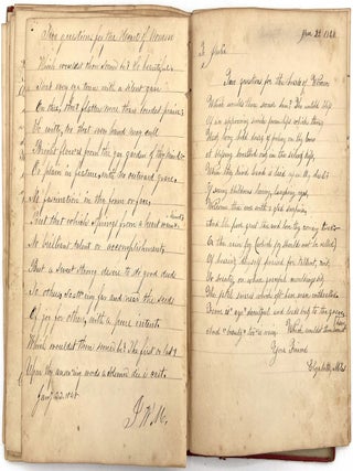 "Miss Julia A. Hall's Album" - Friendship Album of Woman from Connecticut