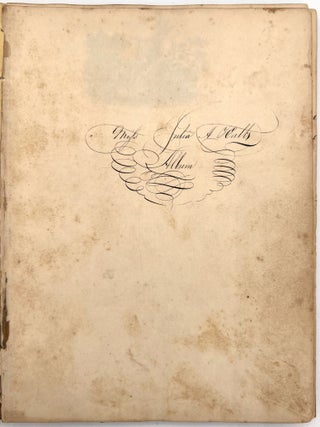 "Miss Julia A. Hall's Album" - Friendship Album of Woman from Connecticut
