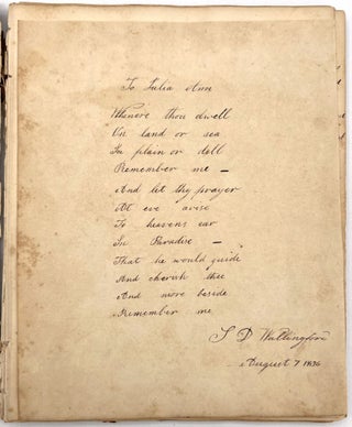 "Miss Julia A. Hall's Album" - Friendship Album of Woman from Connecticut