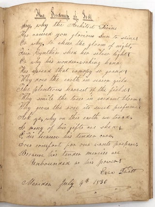 "Miss Julia A. Hall's Album" - Friendship Album of Woman from Connecticut