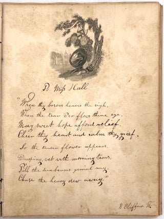 "Miss Julia A. Hall's Album" - Friendship Album of Woman from Connecticut